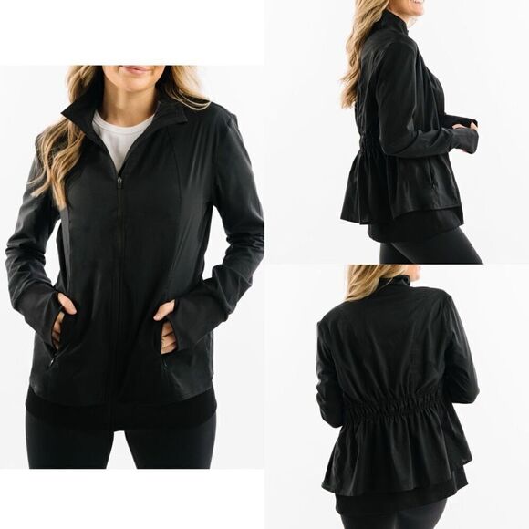 ZYIA Jackets & Blazers - Zyia Active Mont Blanc Black Everywhere Jacket XS